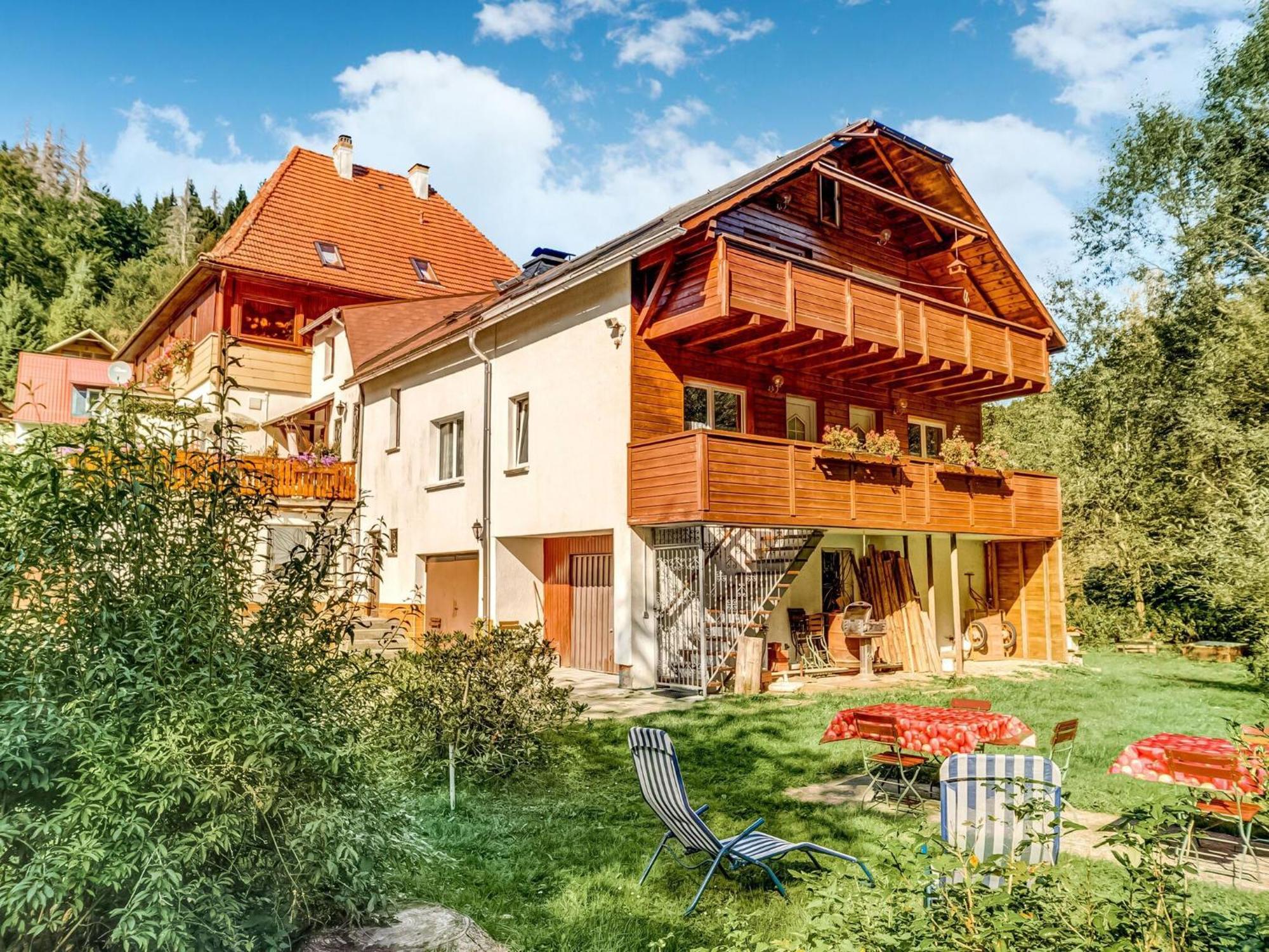 Apartment Thuringian Forest With Balcony Gießübel 외부 사진